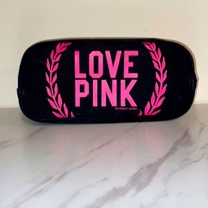 VS PINK Zippered Travel Case